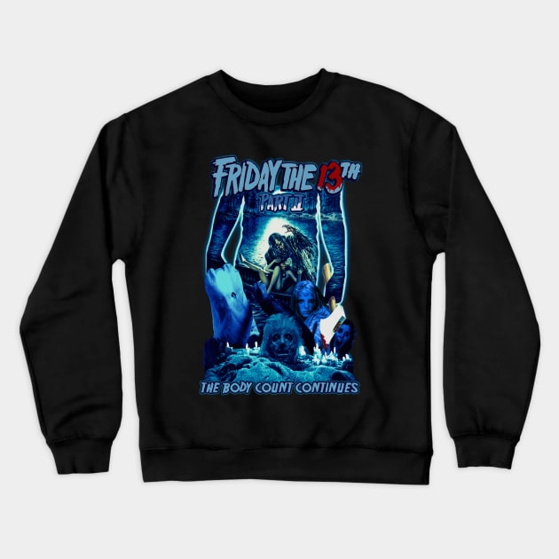 Friday The 13th, Part II. Crewneck Sweatshirt by The Dark Vestiary